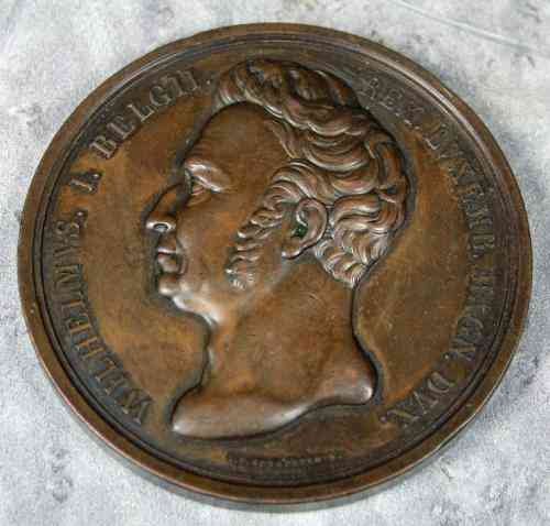 Bronzemedaille Wilhelm I. 1838