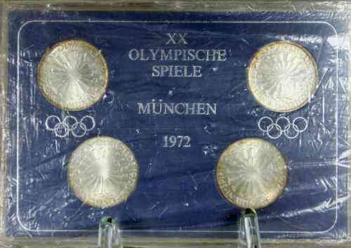 Erster 10 DM Olympiasatz 1972 (München)